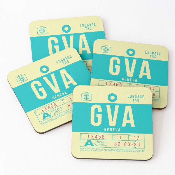 Item preview, Luggage Tag B - GVA Geneva Switzerland designed and sold by VoodooCircus.