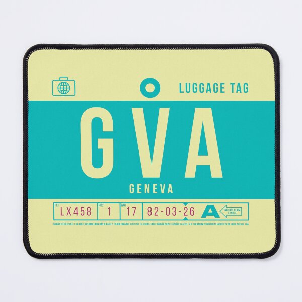 Item preview, Luggage Tag B - GVA Geneva Switzerland designed and sold by VoodooCircus.