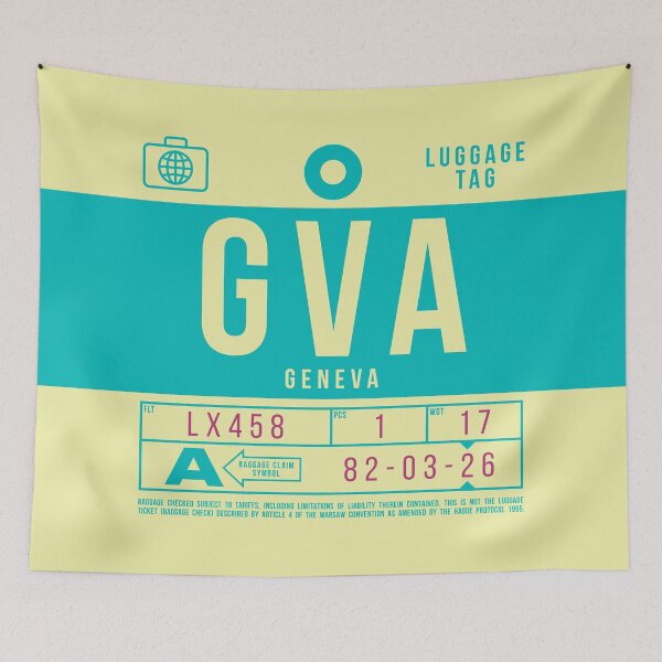 Item preview, Luggage Tag B - GVA Geneva Switzerland designed and sold by VoodooCircus.