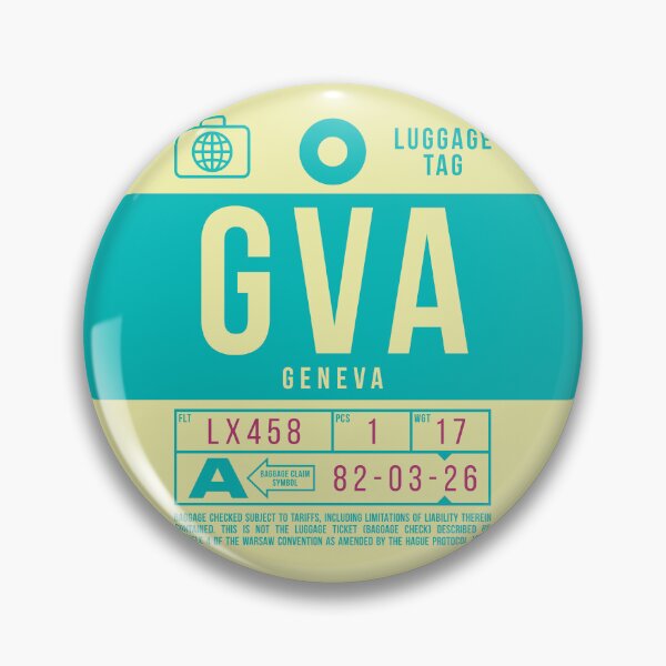 Item preview, Luggage Tag B - GVA Geneva Switzerland designed and sold by VoodooCircus.