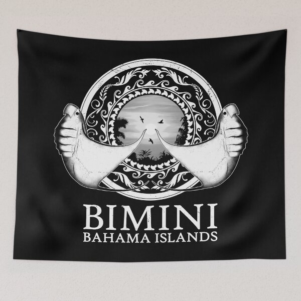 Item preview, Manta Ray Bimini Bahama Islands designed and sold by NicGrayGraphic.