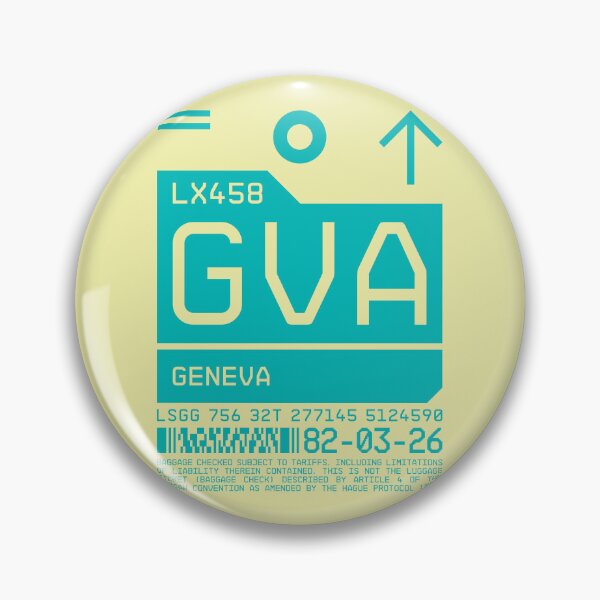 Item preview, Luggage Tag C - GVA Geneva Switzerland designed and sold by VoodooCircus.