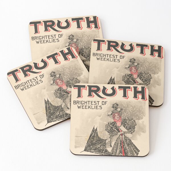 Item preview, TRUTH Brightest of Weeklies 1896 CHRISTMAS American Magazine Poster designed and sold by retroposters.