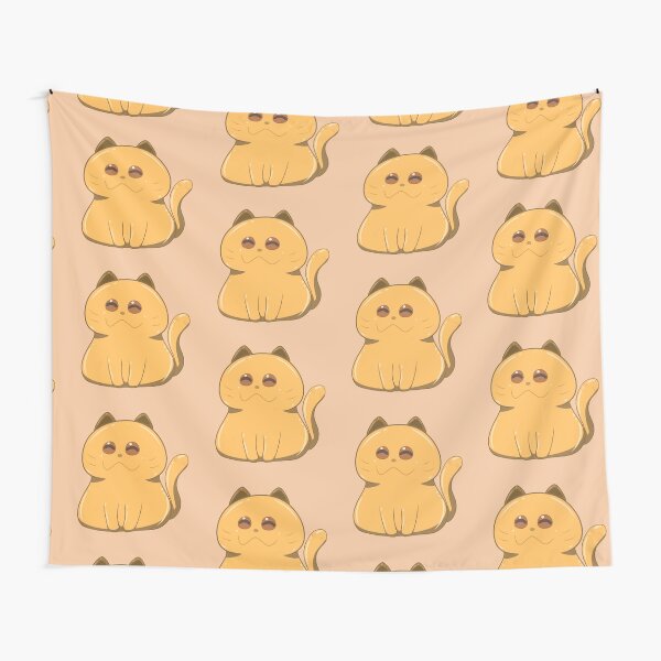 Nong Meow yellow orange Tapestry