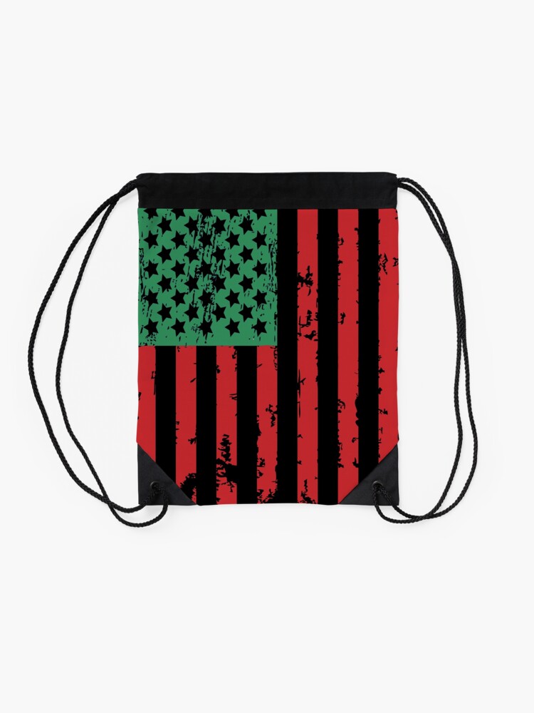 Alternate view of Juneteenth Flag Drawstring Bag