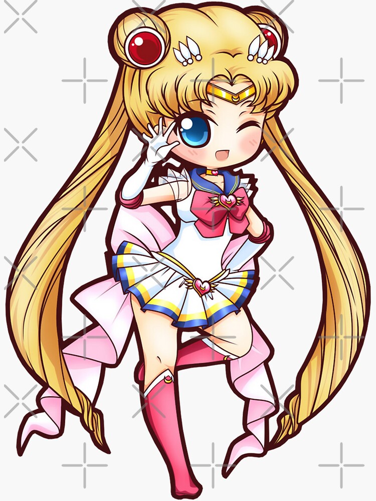Usagi Tsukino Sailor Moon Sticker For Sale By Littledelta Redbubble 1455