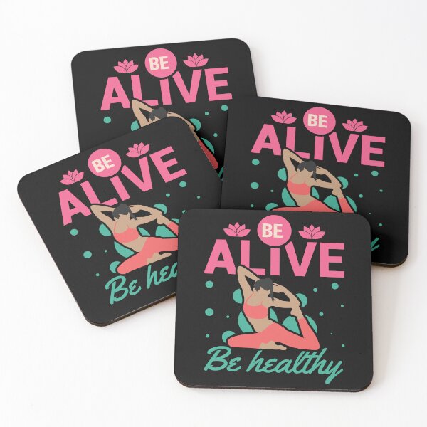 Item preview, Be Alive be Healthy,health,healthy,alive,yoga,fitness,motivation,love,happy,positive vibes, inspiration,meditation,exercise,namaste,spiritual,peace,inner peace,yoga  designed and sold by NAZIMNADIR.