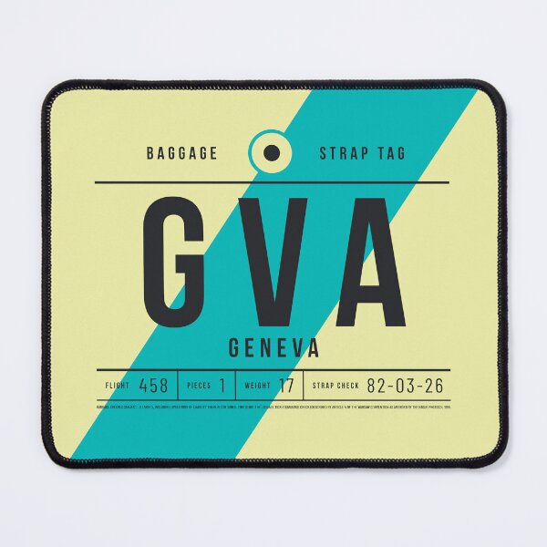 Item preview, Luggage Tag E - GVA Geneva Switzerland designed and sold by VoodooCircus.