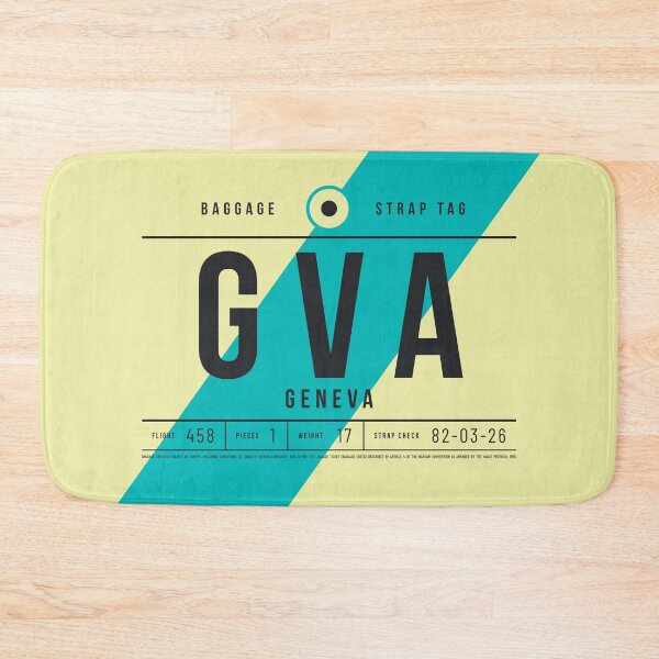 Item preview, Luggage Tag E - GVA Geneva Switzerland designed and sold by VoodooCircus.