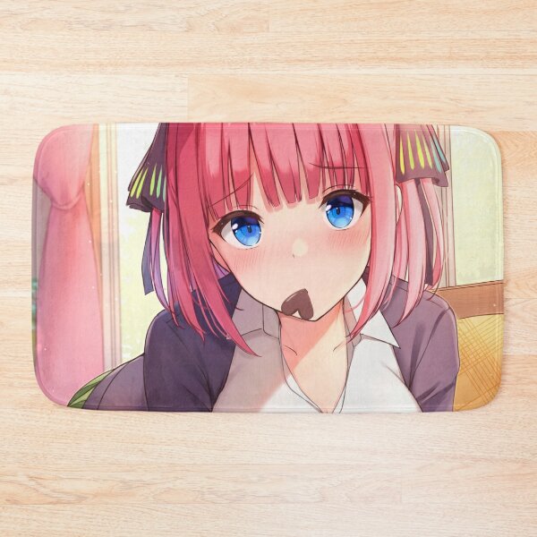 Nakano Sisters - Nino, Miku, Itsuki, Yotsuba, Ichika [Gotoubun no Hanayome/  The Quintessential Quintuplets] Bath Mat for Sale by WaboBabo