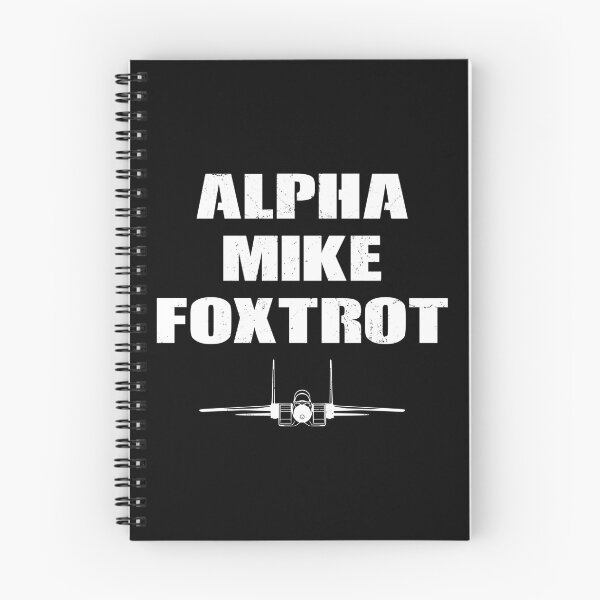 Item preview, Alpha Mike Foxtrot fighter jet designed and sold by NicGrayGraphic.