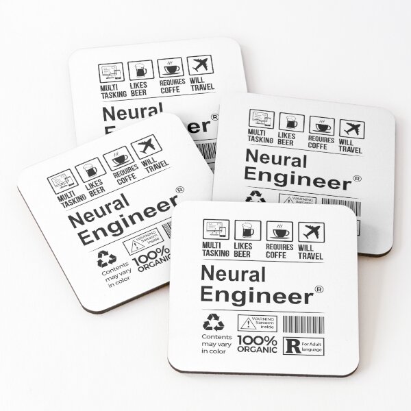 Item preview, Neural engineer T Shirt, MultiTasking Certified Job Gift Item, Job Profession, Neural engineer Christmas Birthday Gift designed and sold by xlnv.
