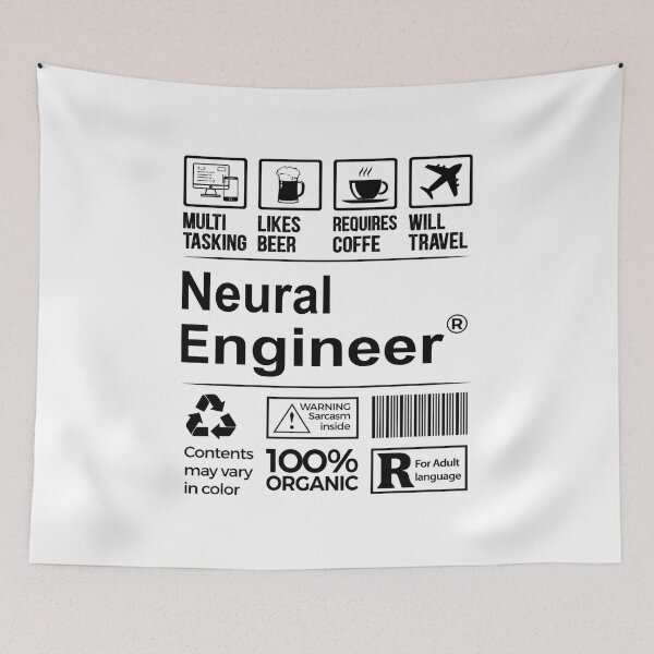 Item preview, Neural engineer T Shirt, MultiTasking Certified Job Gift Item, Job Profession, Neural engineer Christmas Birthday Gift designed and sold by xlnv.
