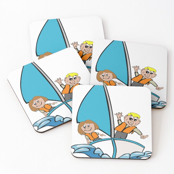 Item preview, sailboat cartoon designed and sold by minadesign9.