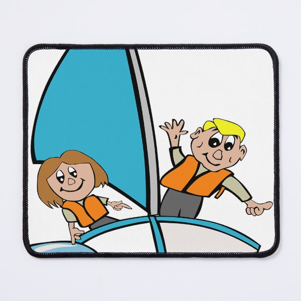 Item preview, sailboat cartoon designed and sold by minadesign9.