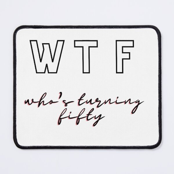 Item preview, WTF who's turning fifty designed and sold by jewelryhiba1.