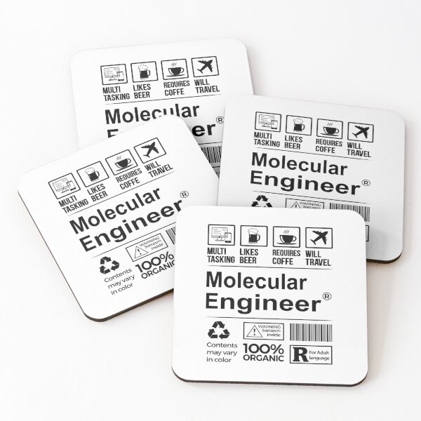 Item preview, Molecular engineer T Shirt, MultiTasking Certified Job Gift Item, Job Profession, Molecular engineer Christmas Birthday Gift designed and sold by xlnv.