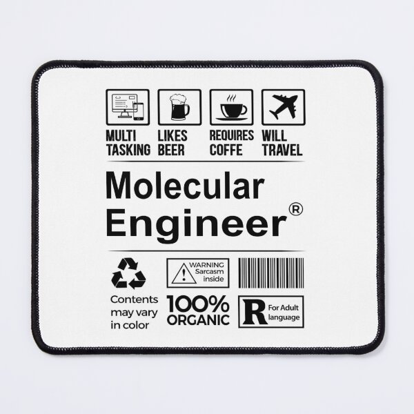 Item preview, Molecular engineer T Shirt, MultiTasking Certified Job Gift Item, Job Profession, Molecular engineer Christmas Birthday Gift designed and sold by xlnv.