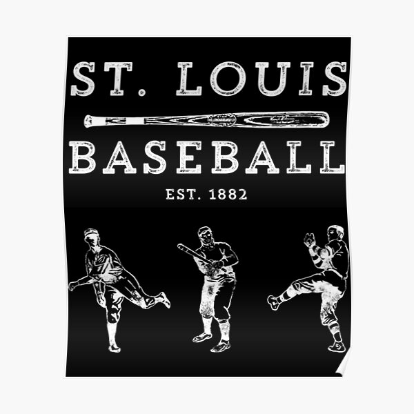 Saint Louis Poster Missouri  Classic Baseball Print of the