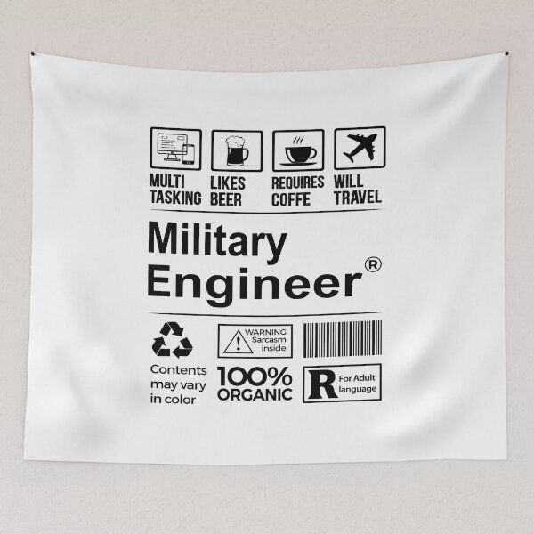 Item preview, Military engineer T Shirt, MultiTasking Certified Job Gift Item, Job Profession, Military engineer Christmas Birthday Gift designed and sold by xlnv.