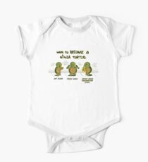Werde eine Ninja Turtle Baby Body Kurzarm