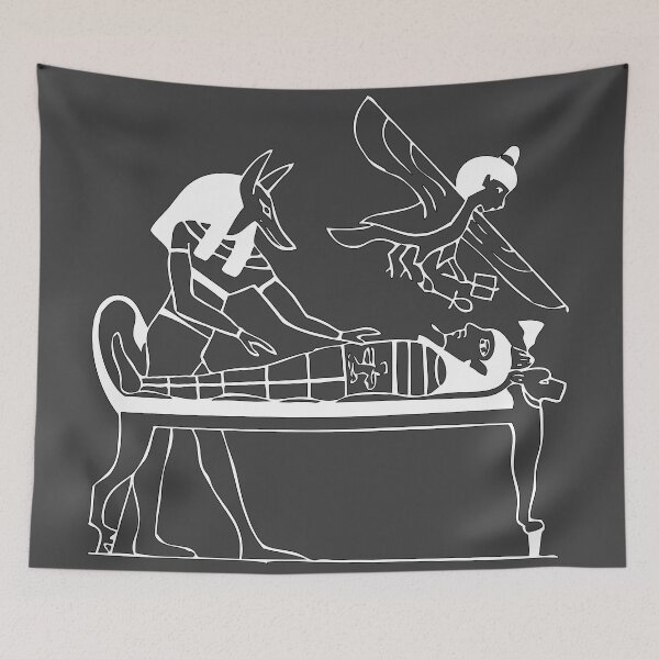 Item preview, Embalming, Ancient Egyptian Sarcophagus, Process Mummification  designed and sold by ABIR ILLUSTRATION.