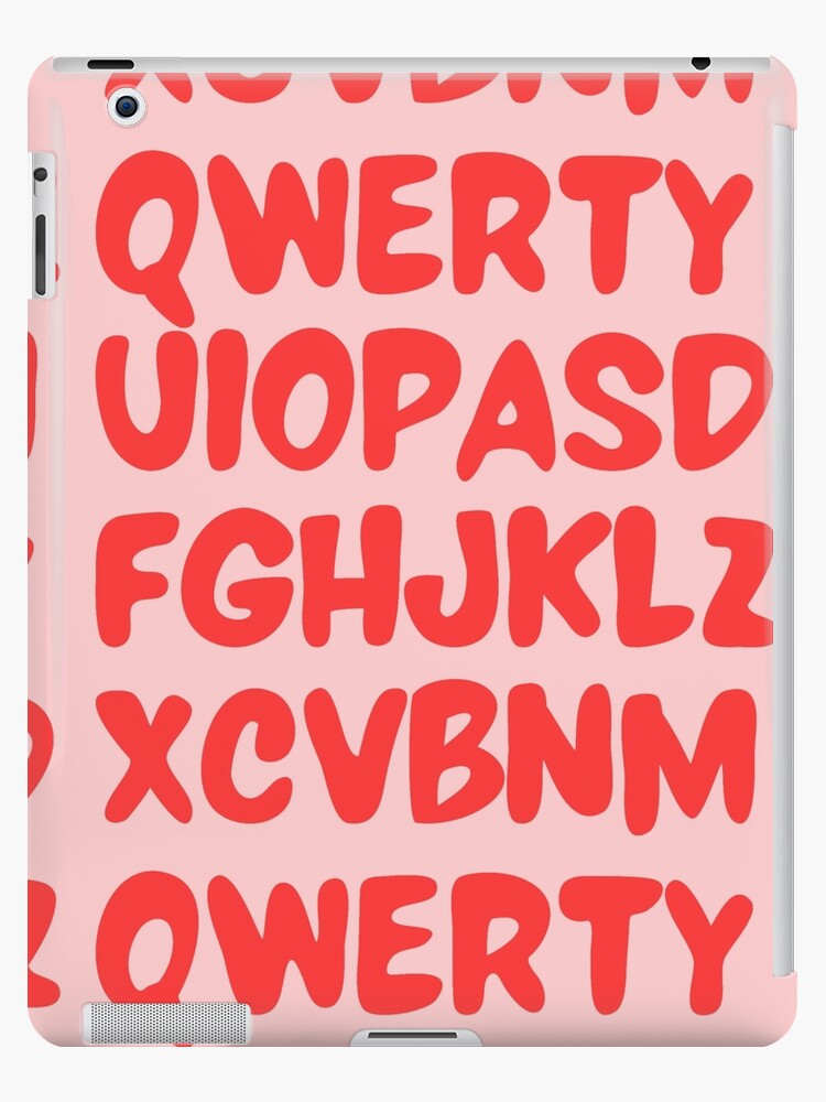 qwertyuiopasdfghjklzxcvbnm iPad Case & Skin for Sale by vaishnaviavhad