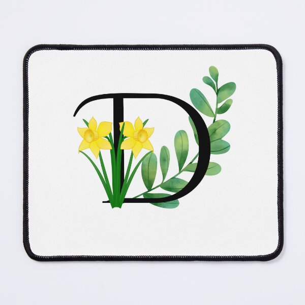 Item preview, Floral D designed and sold by ThoughtfulyCute.