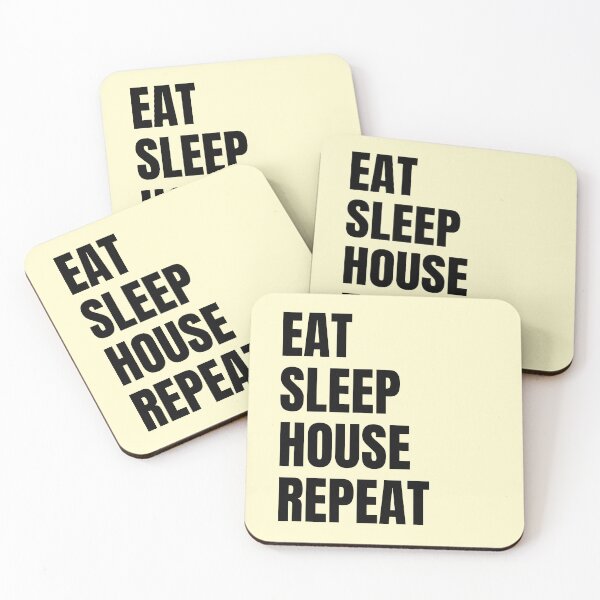Item preview, Eat Sleep House Repeat For House Music Lover And Electronic Dance Music As A Deep House  designed and sold by Funwithmusic.