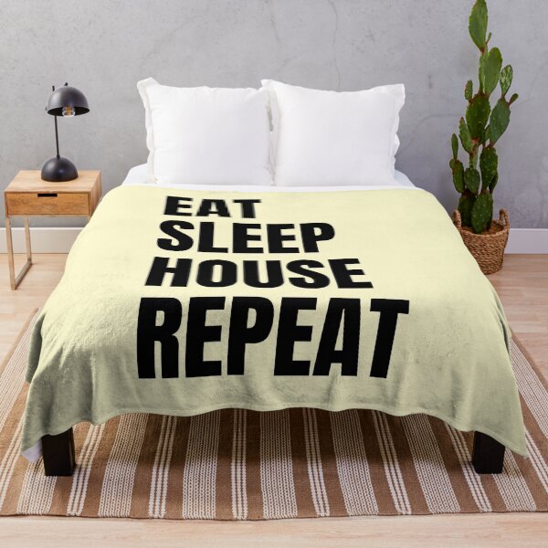 Item preview, Eat Sleep House Repeat For House Music Lover And Electronic Dance Music As A Deep House designed and sold by Funwithmusic.