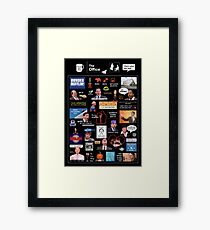 The Office US Montage Framed Print