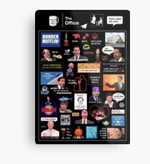 The Office US Montage Metal Print