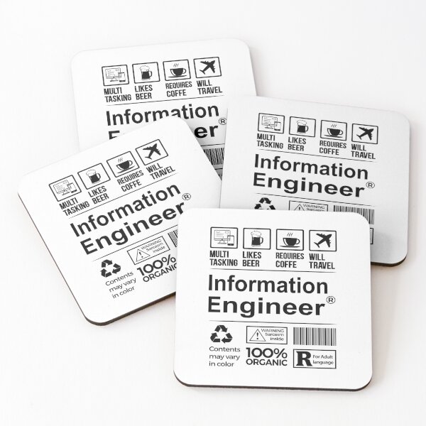 Item preview, Information engineer T Shirt, MultiTasking Certified Job Gift Item, Job Profession, Information engineer Christmas Birthday Gift designed and sold by xlnv.