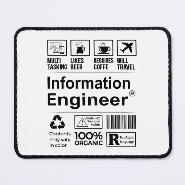 Item preview, Information engineer T Shirt, MultiTasking Certified Job Gift Item, Job Profession, Information engineer Christmas Birthday Gift designed and sold by xlnv.