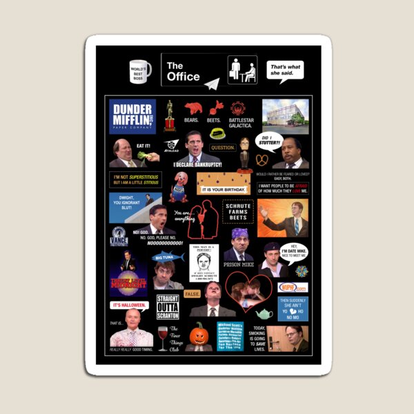 Item preview, The Office US Montage designed and sold by StillClaire.