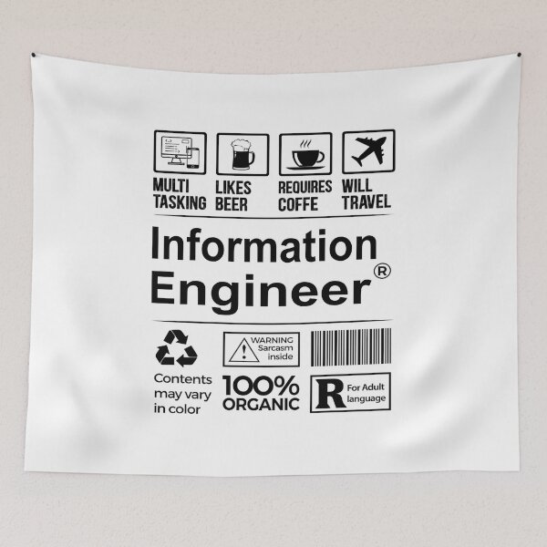 Item preview, Information engineer T Shirt, MultiTasking Certified Job Gift Item, Job Profession, Information engineer Christmas Birthday Gift designed and sold by xlnv.
