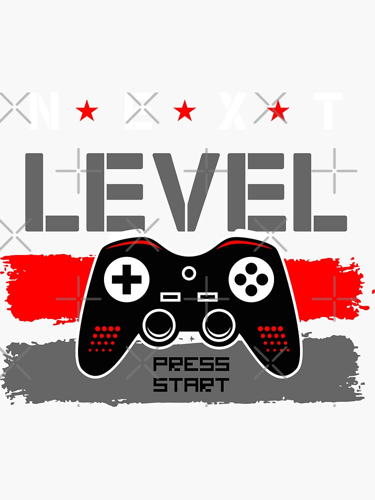 "NEXT LEVEL Press StartLevel 7 unlocked Gamer 7th Birthday Gift Video