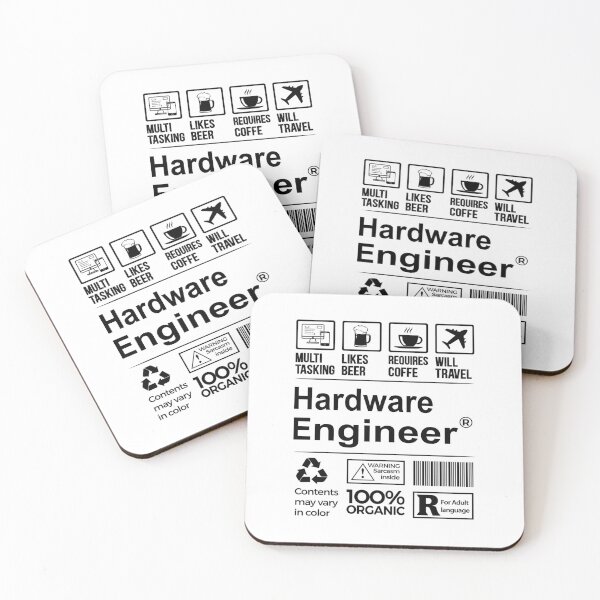Item preview, Hardware engineer T Shirt, MultiTasking Certified Job Gift Item, Job Profession, Hardware engineer Christmas Birthday Gift designed and sold by xlnv.
