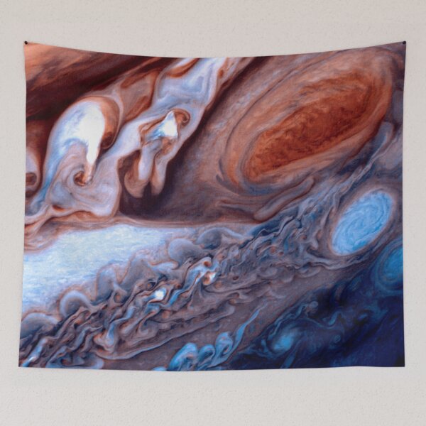 Item preview, Jupiter Great Red Spot Big Planet Enhanced Colors designed and sold by Brasilia.