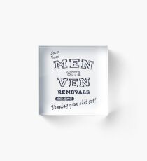 Peep Show – Men With Ven Acrylic Block