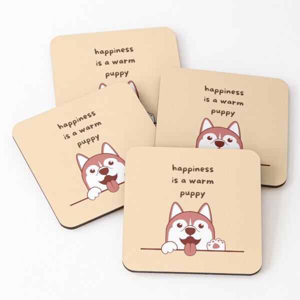 Item preview, Happiness is a warm puppy designed and sold by R&C.