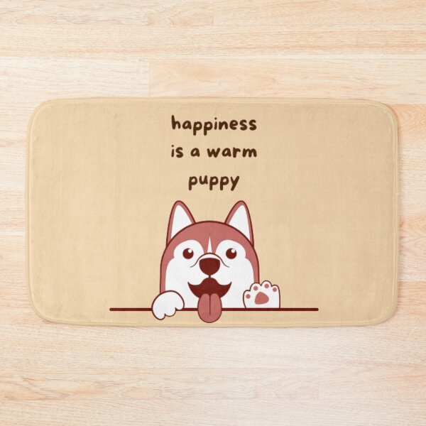 Item preview, Happiness is a warm puppy designed and sold by R&C.
