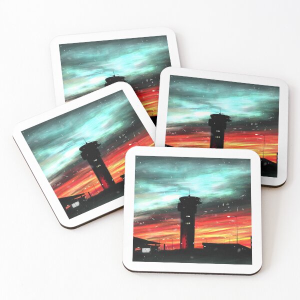 Item preview, The Snowy Airport designed and sold by Sauvik Deb.