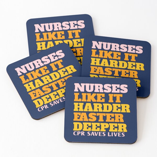 Item preview, Nurses like it harder faster deeper CPR SAVES lives  designed and sold by MaRa ★★★★★.