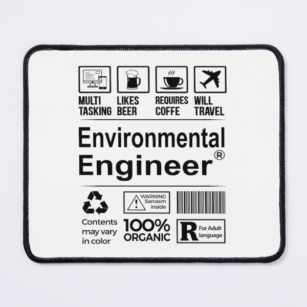 Item preview, Environmental engineer T Shirt, MultiTasking Certified Job Gift Item, Job Profession, Environmental engineer Christmas Birthday Gift designed and sold by xlnv.