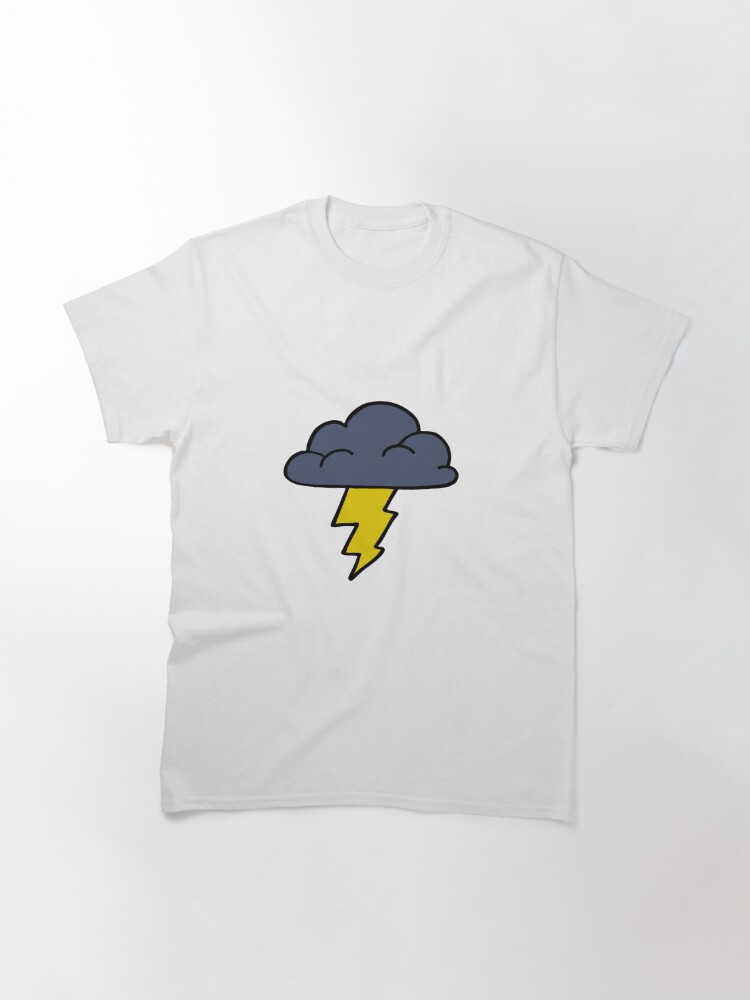 Storm Baseball Doodle Graphic Tee Youth Large / Unisex Crew Neck Tee