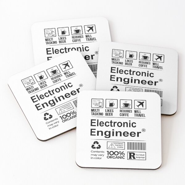 Item preview, Electronic engineer T Shirt, MultiTasking Certified Job Gift Item, Job Profession, Electronic engineer Christmas Birthday Gift designed and sold by xlnv.
