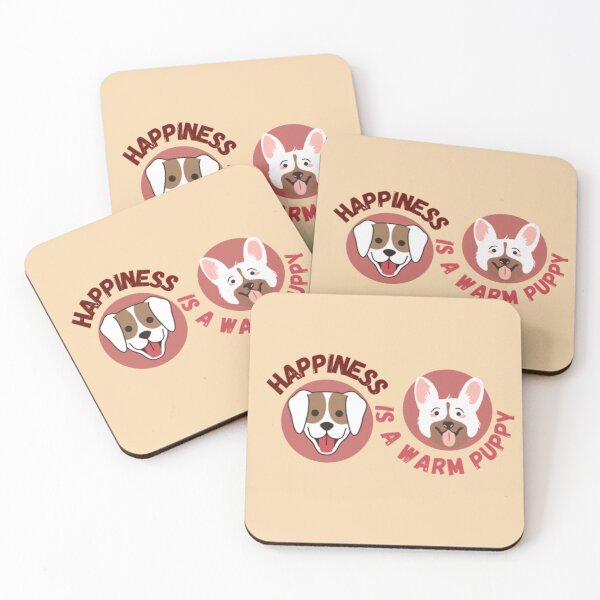 Item preview, Happiness is a warm puppy designed and sold by R&C.