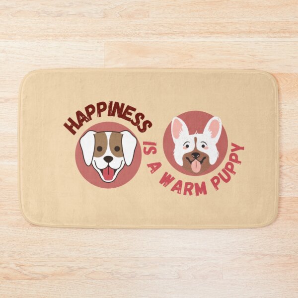 Item preview, Happiness is a warm puppy designed and sold by R&C.