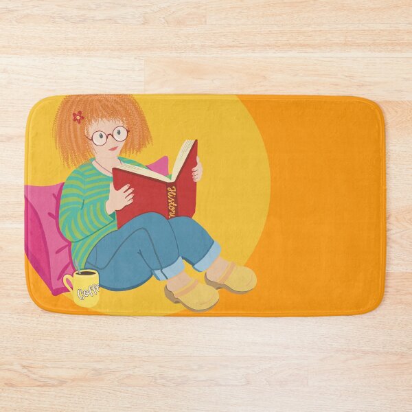 Item preview, Reading is power, girl focusing on reading a book designed and sold by marina63.
